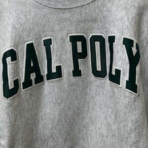 Grey Champion Cal Poly crewneck sweatshirt size small